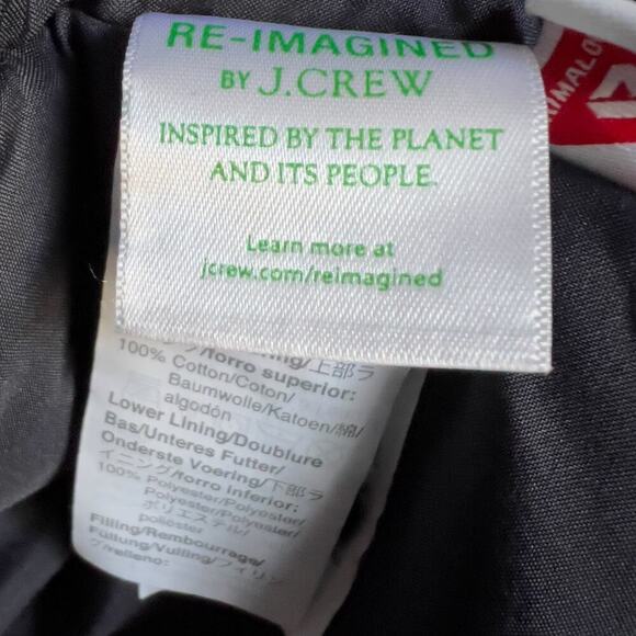 J Crew Jacket Coat Mens Small Highland Rip Stop Barn Navy Blue Ripstop Corduroy - Picture 8 of 8